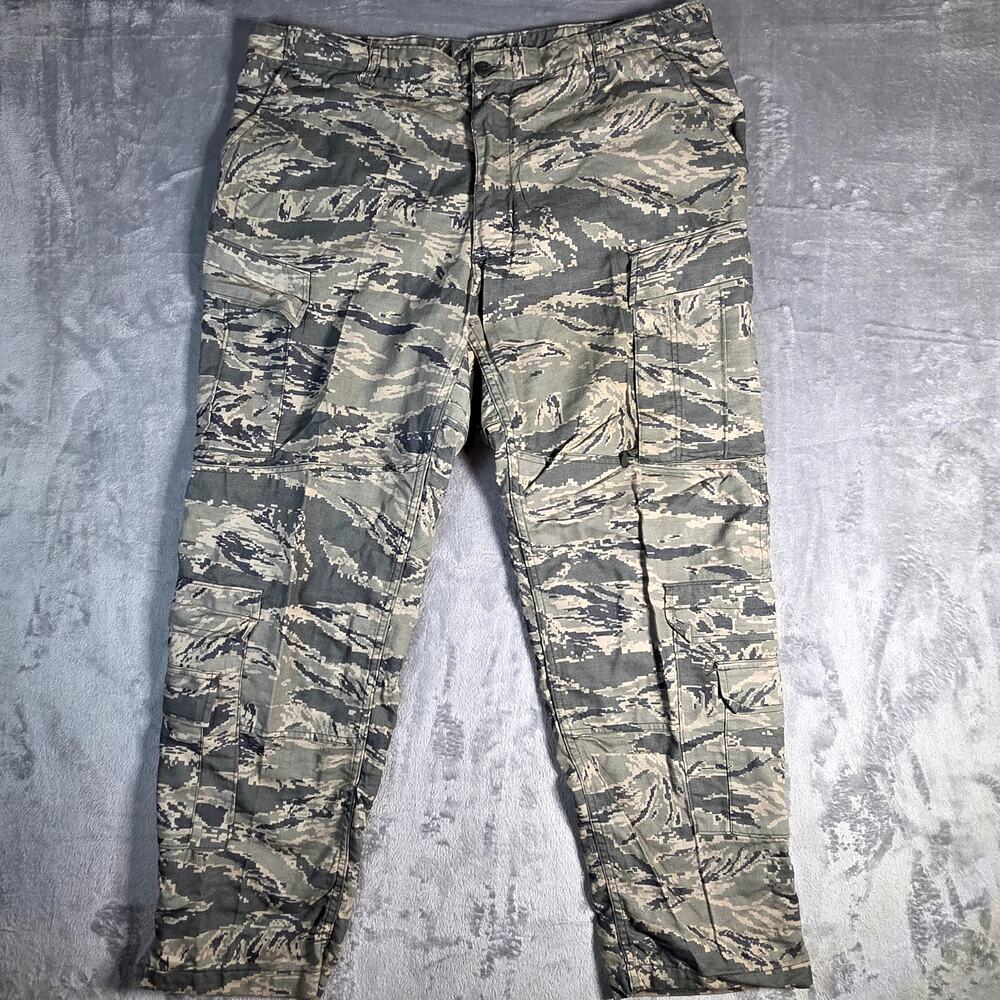 Military USAF Women's Airman Double knee Digital Camo Battle Ensemble Pant sz L